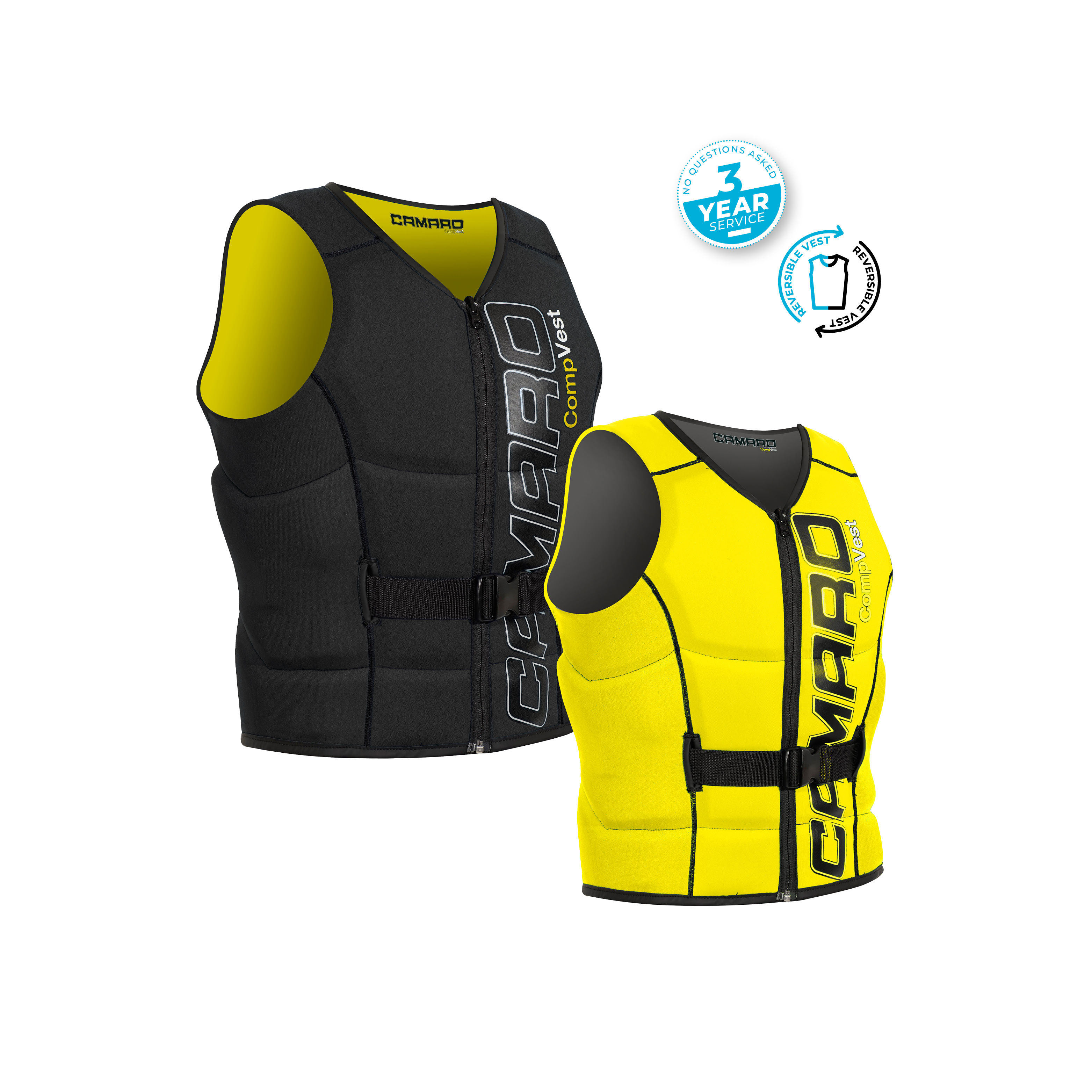 Comp Vest men black/yellow