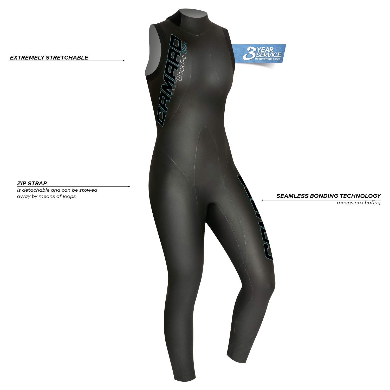 Blacktec Skin 7/8 Damen Blacktec Skin 7/8 Damen
