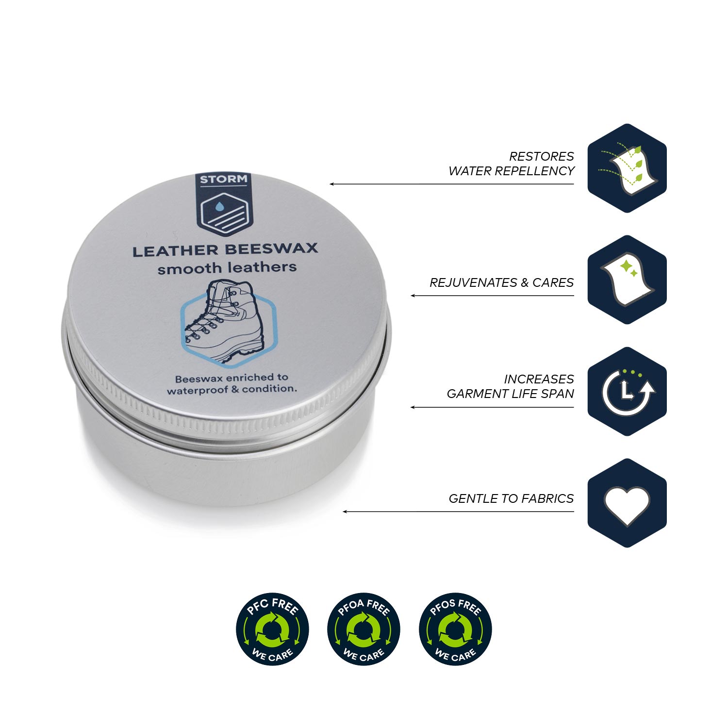 Storm - Leather Beeswax 100ml Storm - Leather Beeswax 100ml