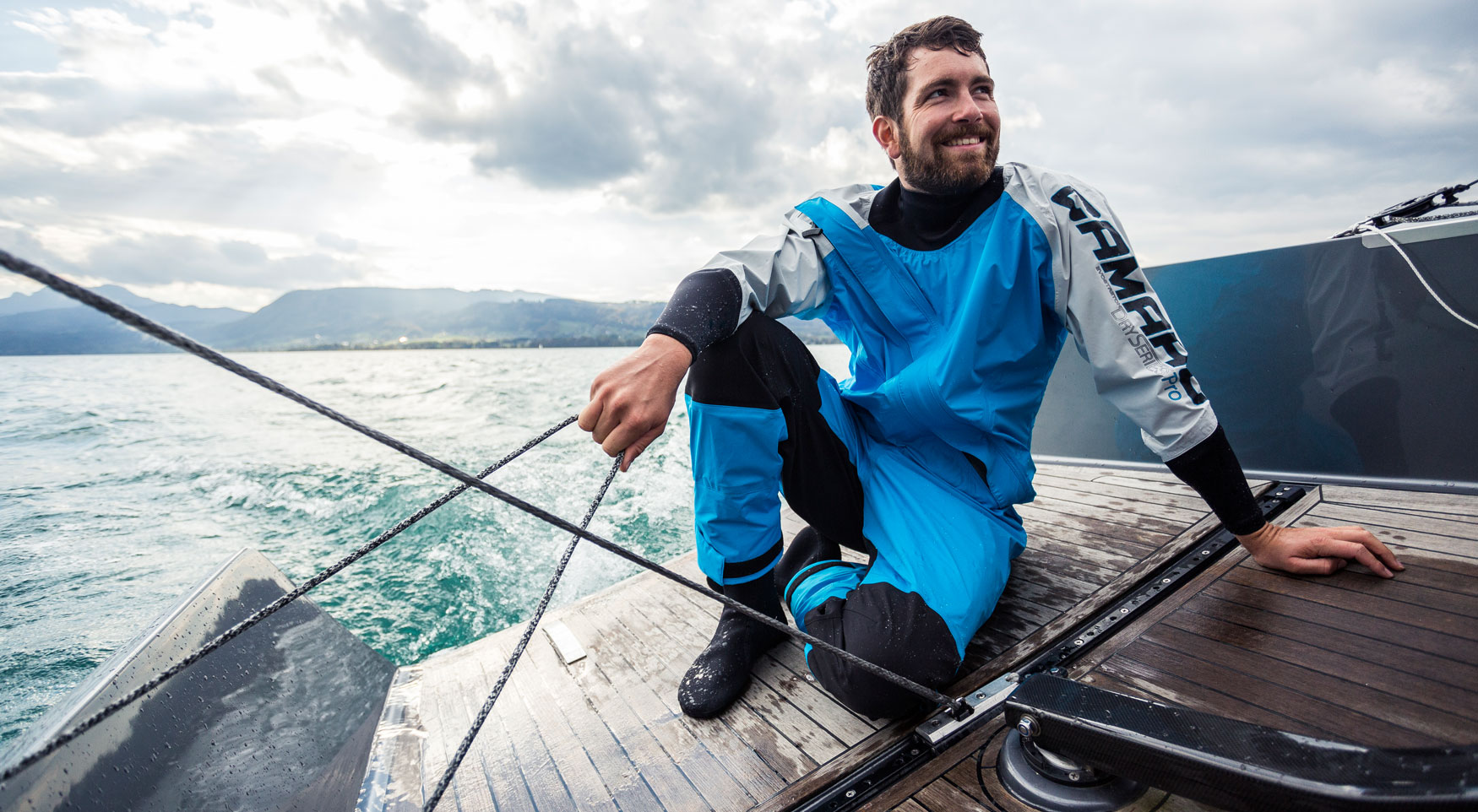 Camaro - Credibility Man sails and wears Camaro suit