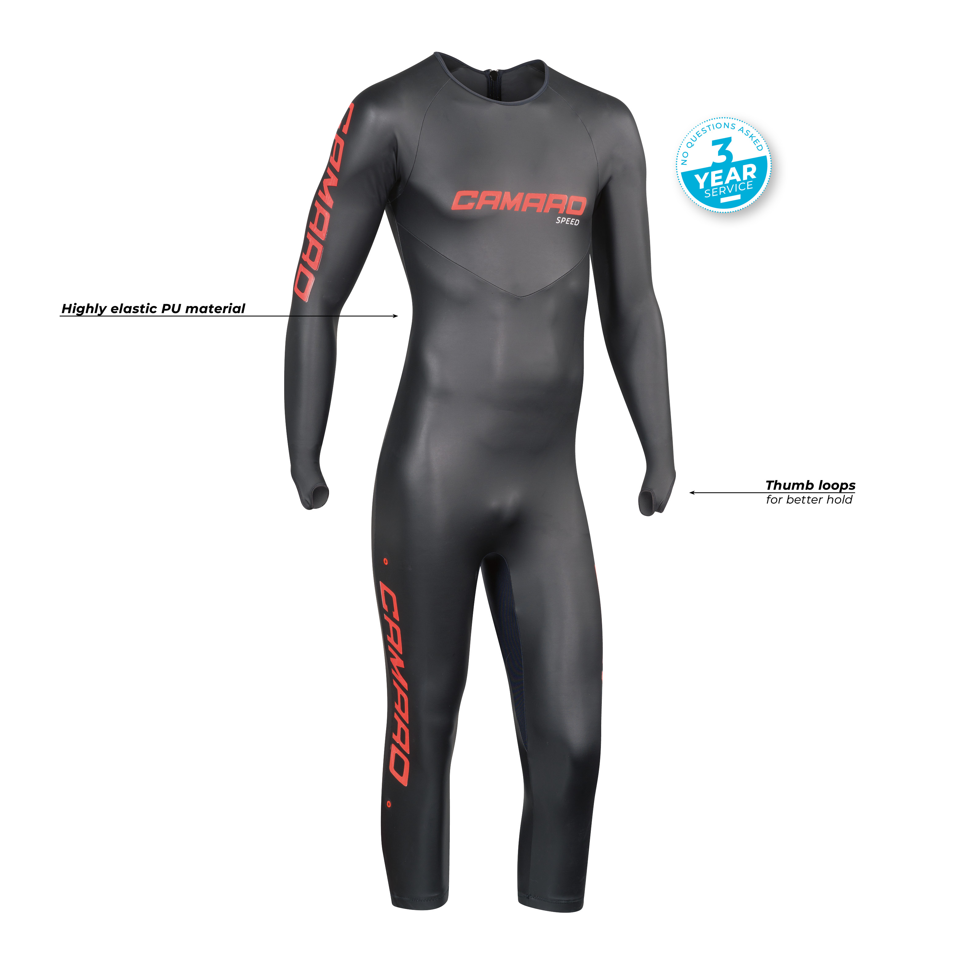 Speed Suit Waterski black/orange