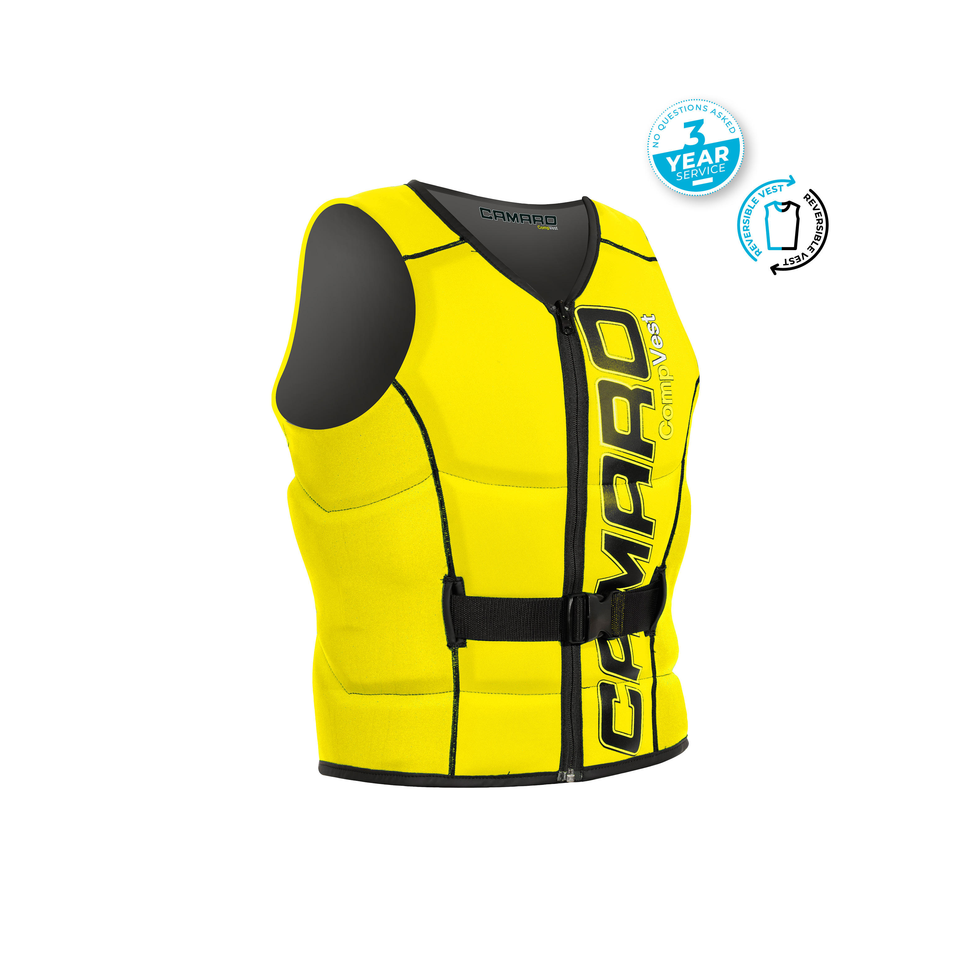 Comp Vest men black/yellow