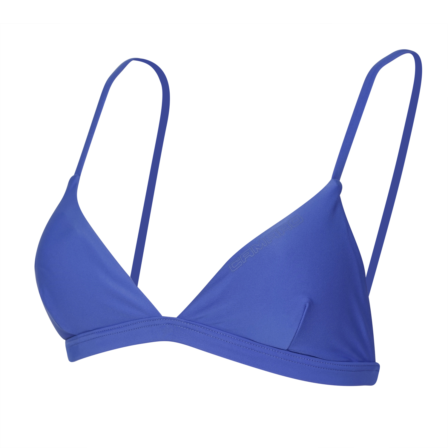 Triangle top with detachable pad royal blue 