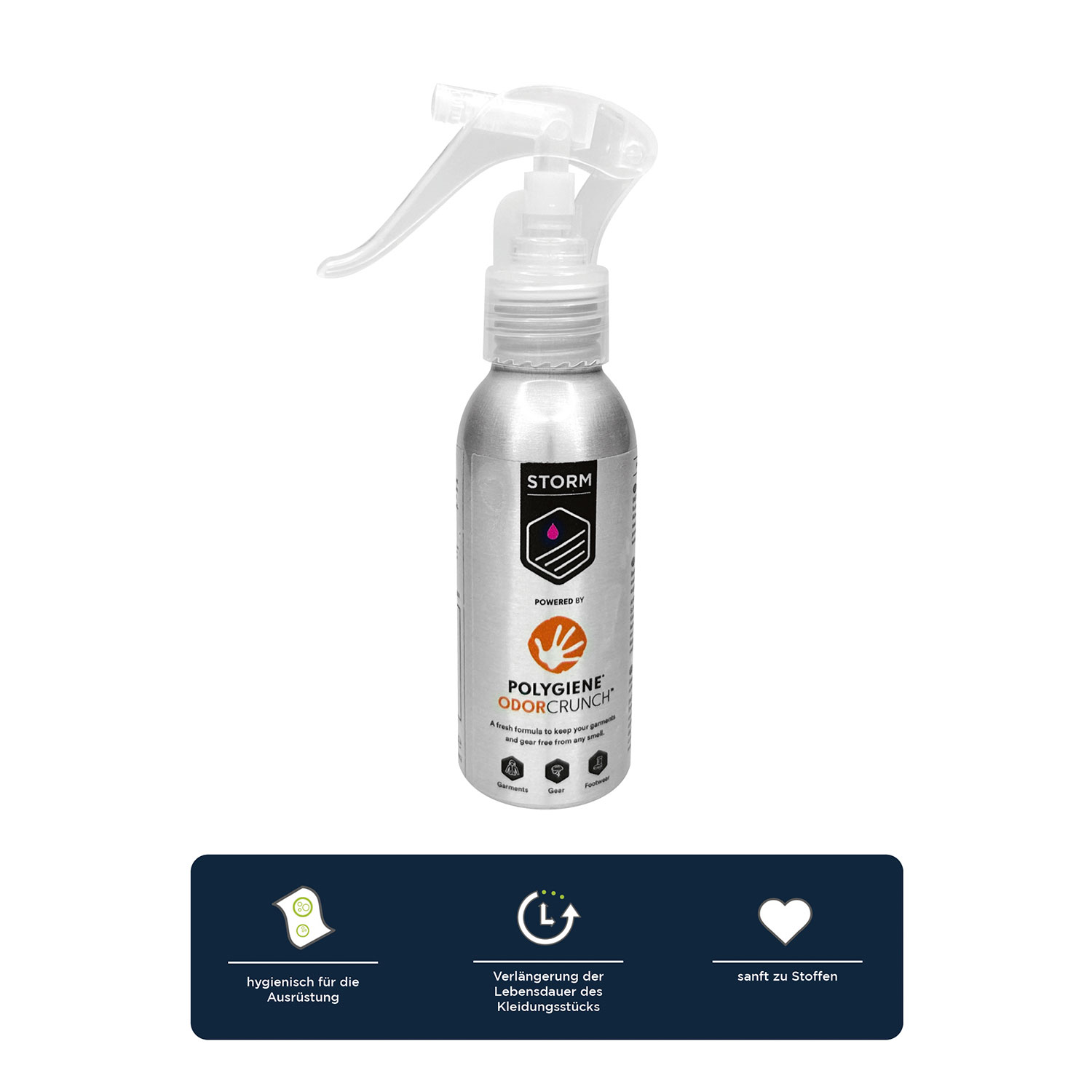 Storm - Polygiene Spray Odor Crunch 100ml Storm - Polygiene Spray Odor Crunch 100ml