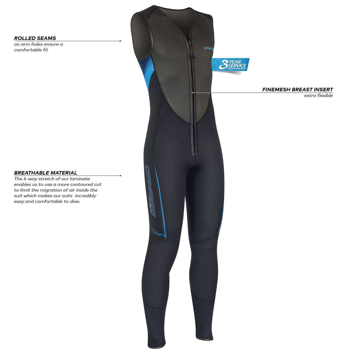 Revo-John-Sleeveless-Overall-1 Revo Farmer John Herren