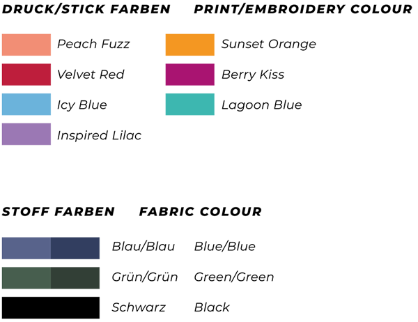Grafik mit Farbpalette
