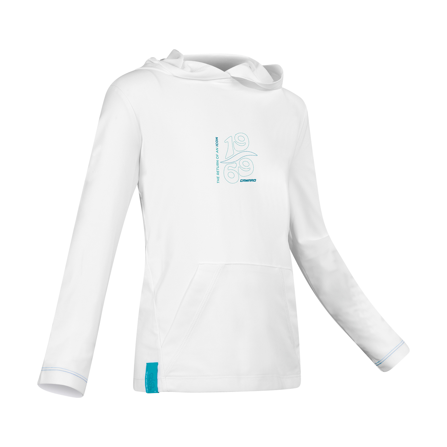 Lycra hoody kids LS white/baia Lycra hoody kids LS white/baia
