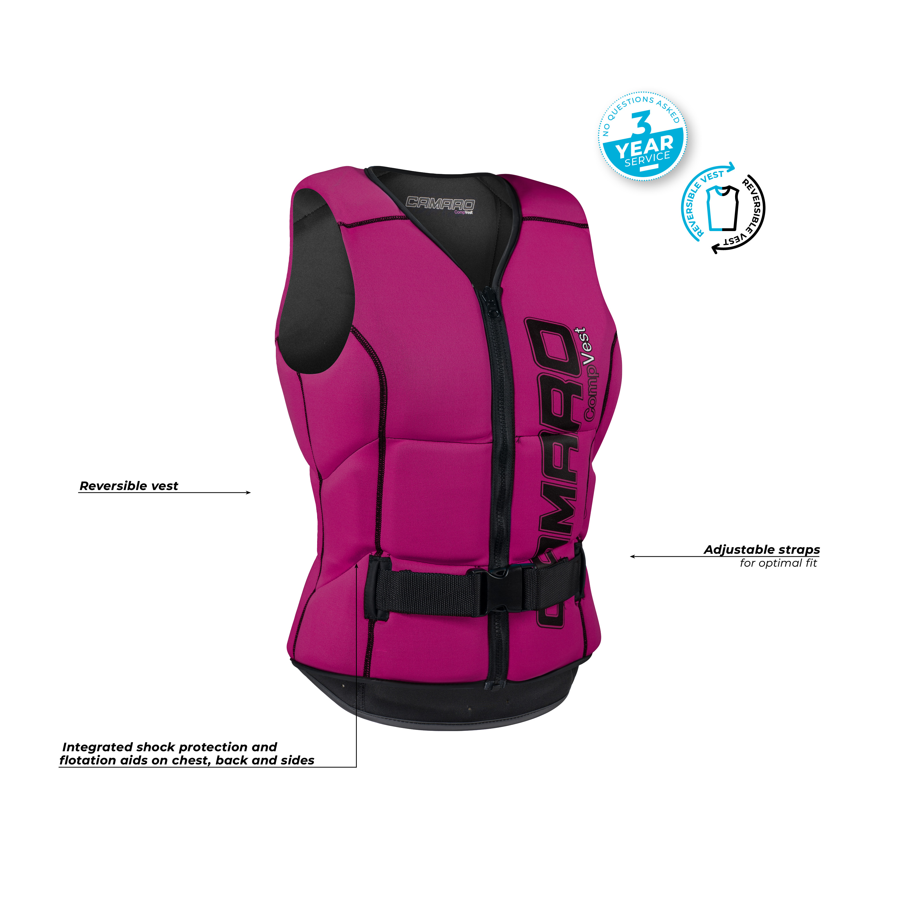 Comp Vest ladies pink