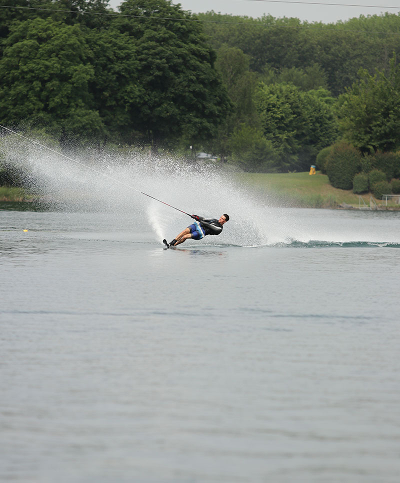 Bodingbauer David Athlete does waterskiing