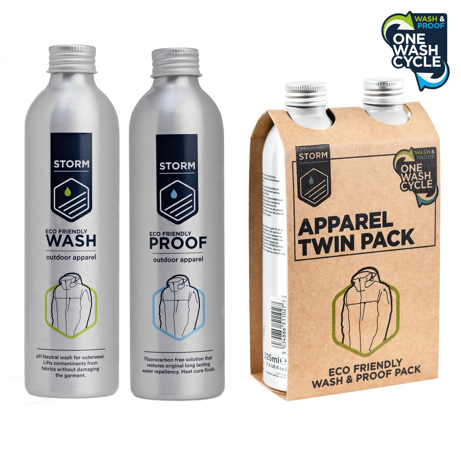 Storm - apparel care twin pack 225ml Storm - apparel care twin pack 225ml